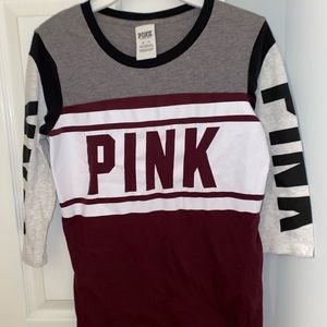 VS PINK Baseball Tee